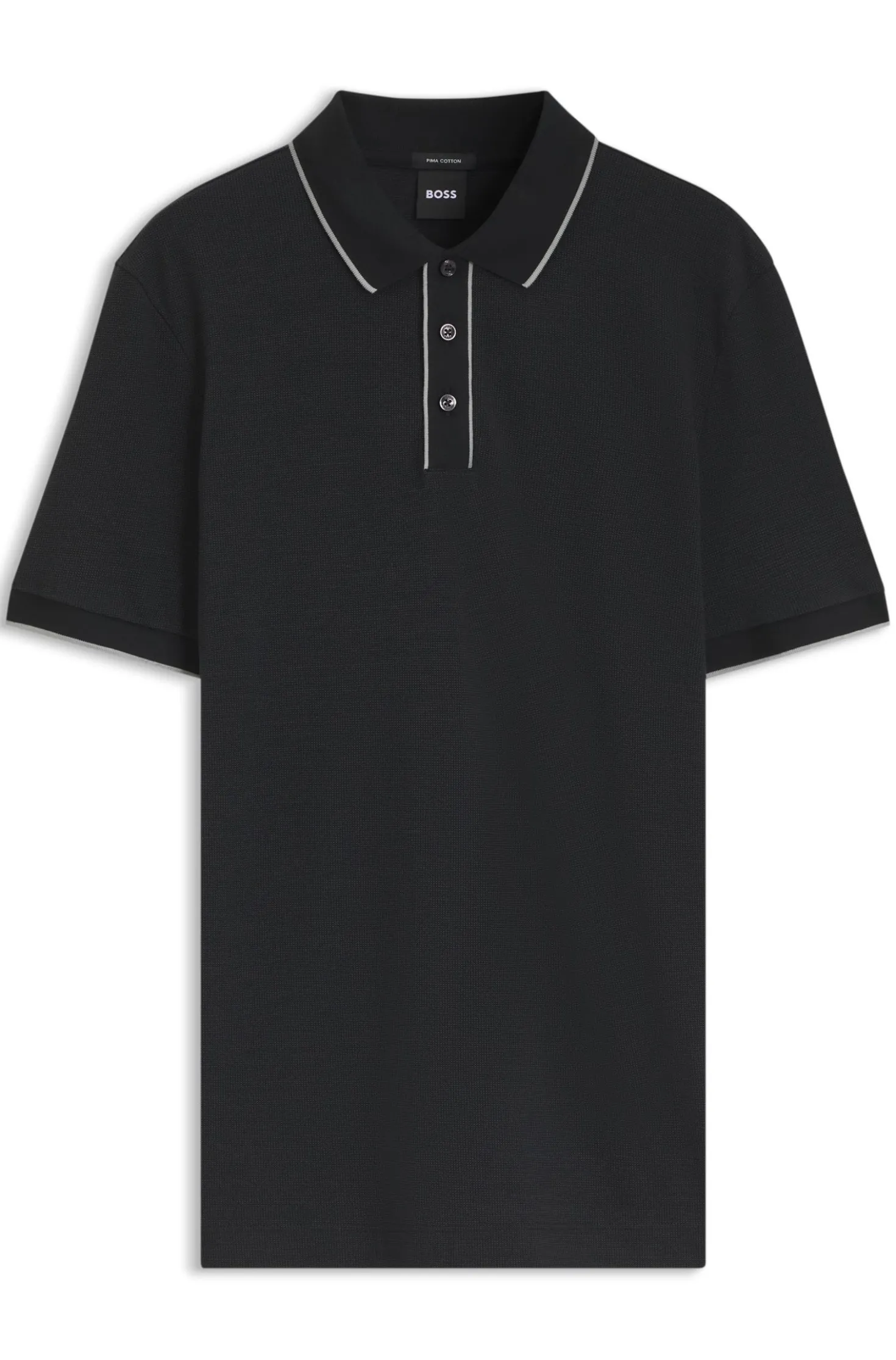 Regular-Fit Poloshirt aus Baumwolle