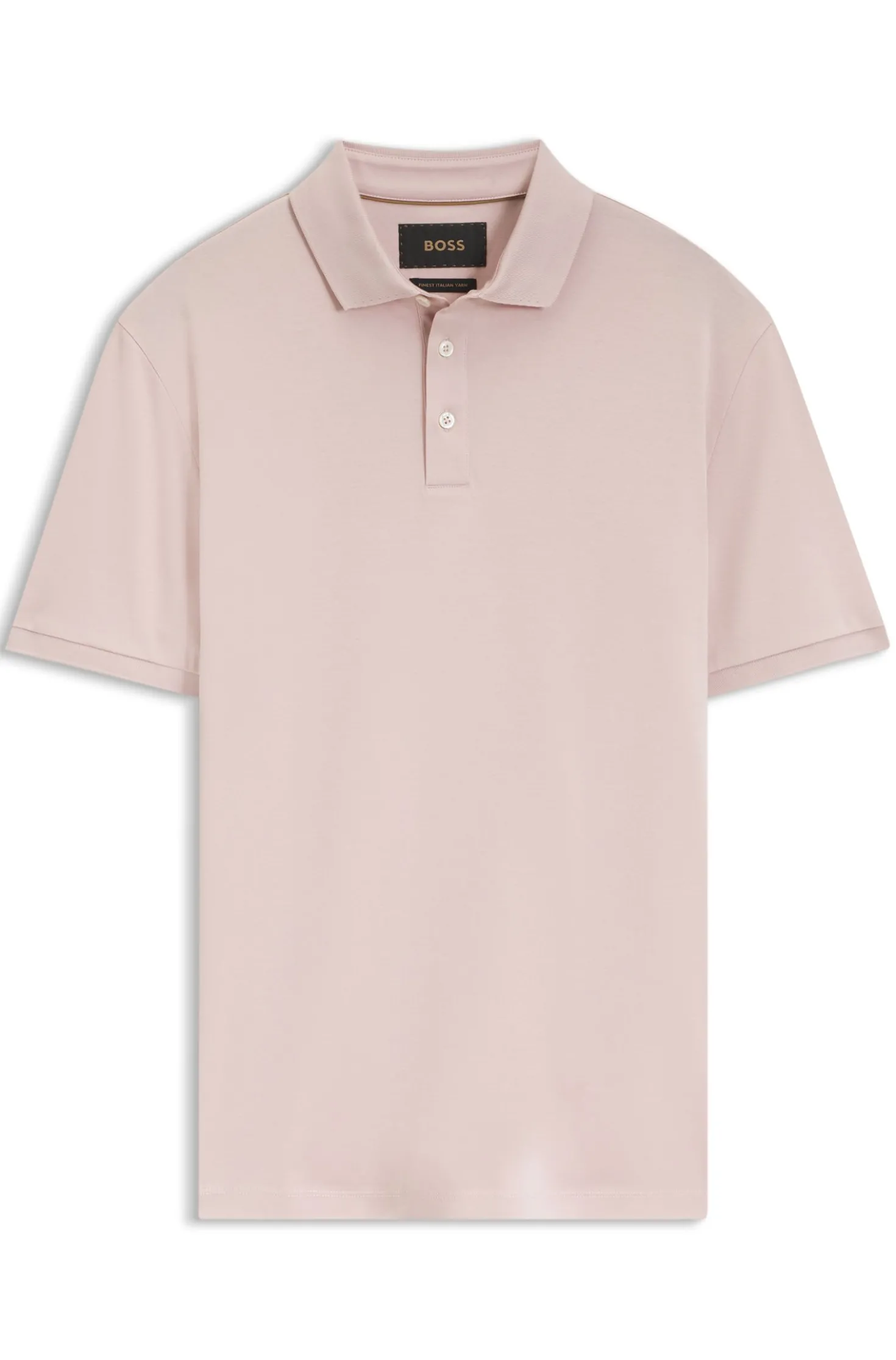 Regular-Fit Poloshirt aus merzerisierter italienischer Baumwolle