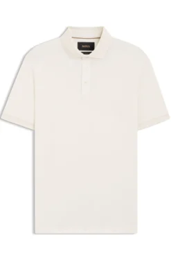 Regular-Fit Poloshirt aus merzerisierter italienischer Baumwolle