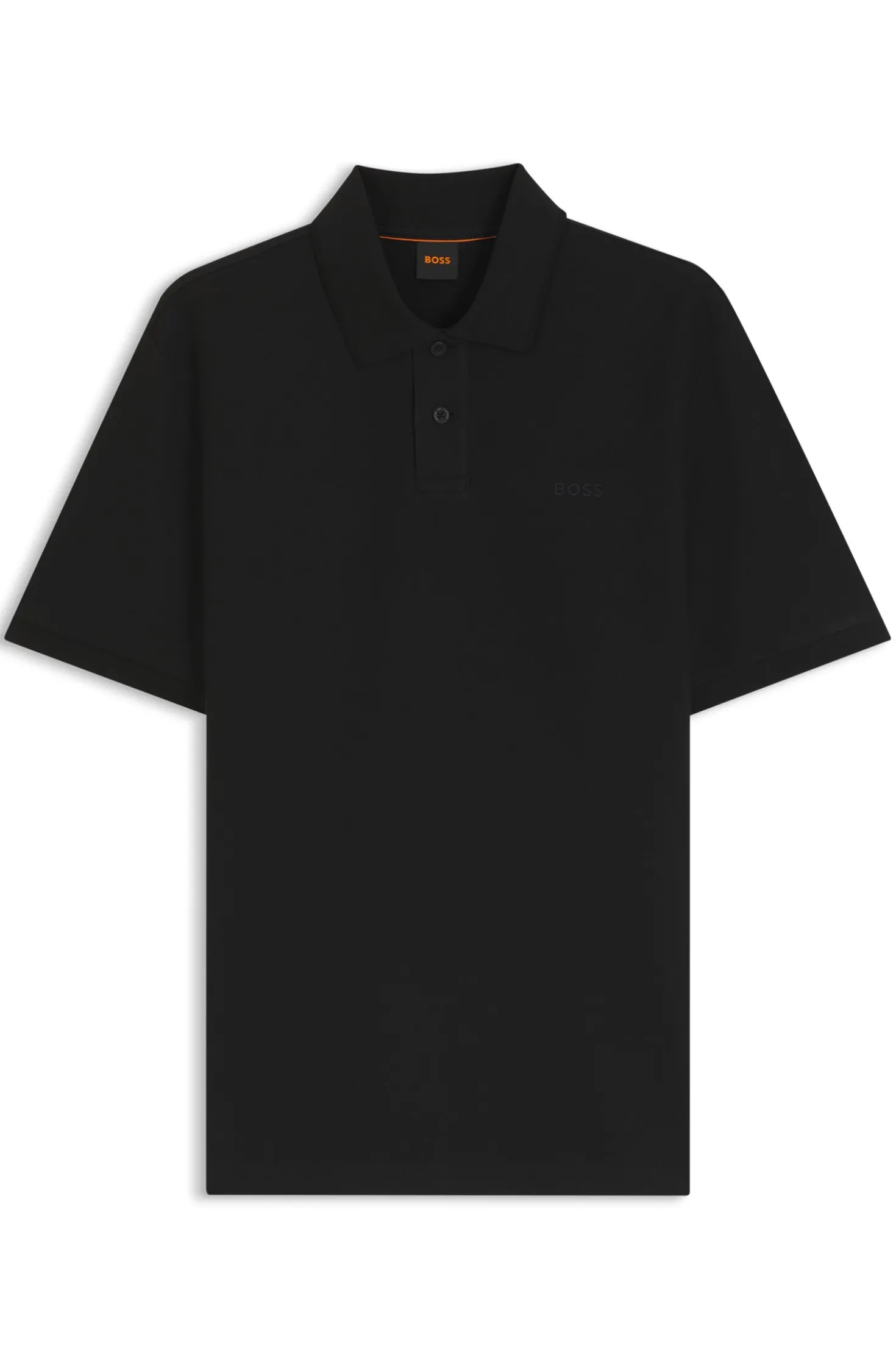 Regular-Fit Poloshirt aus wabenstrukturiertem Baumwoll-Piqué