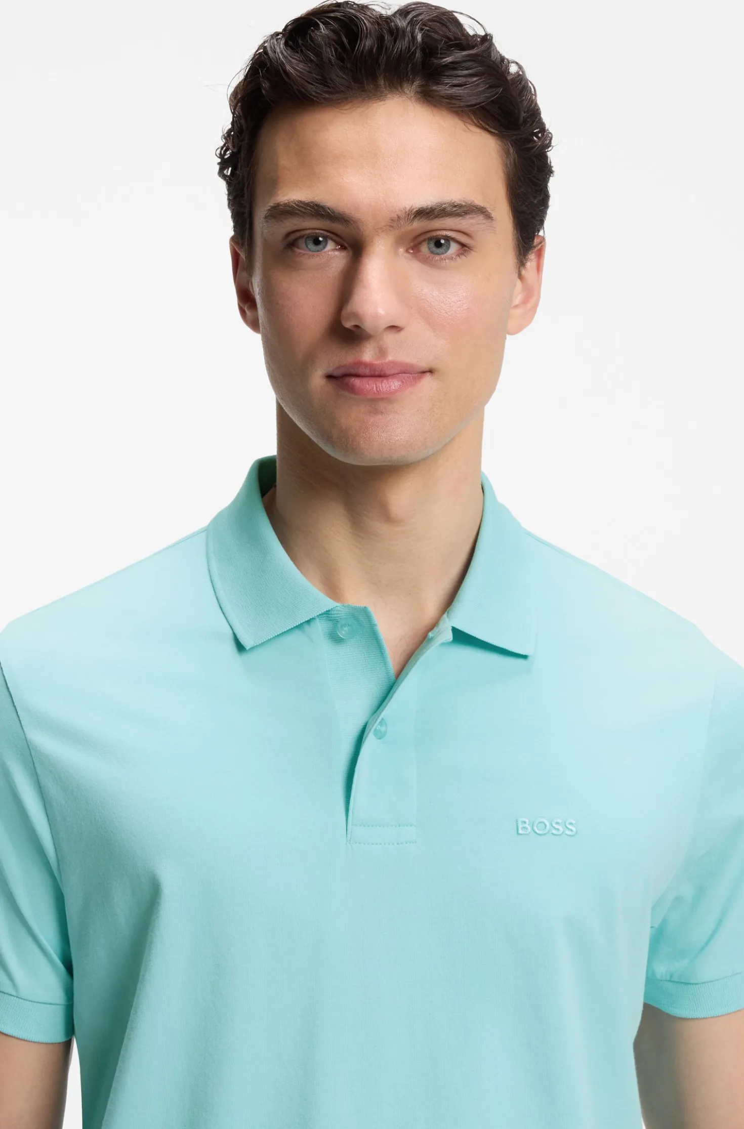 Regular-Fit Poloshirt mit Logo-Stickerei