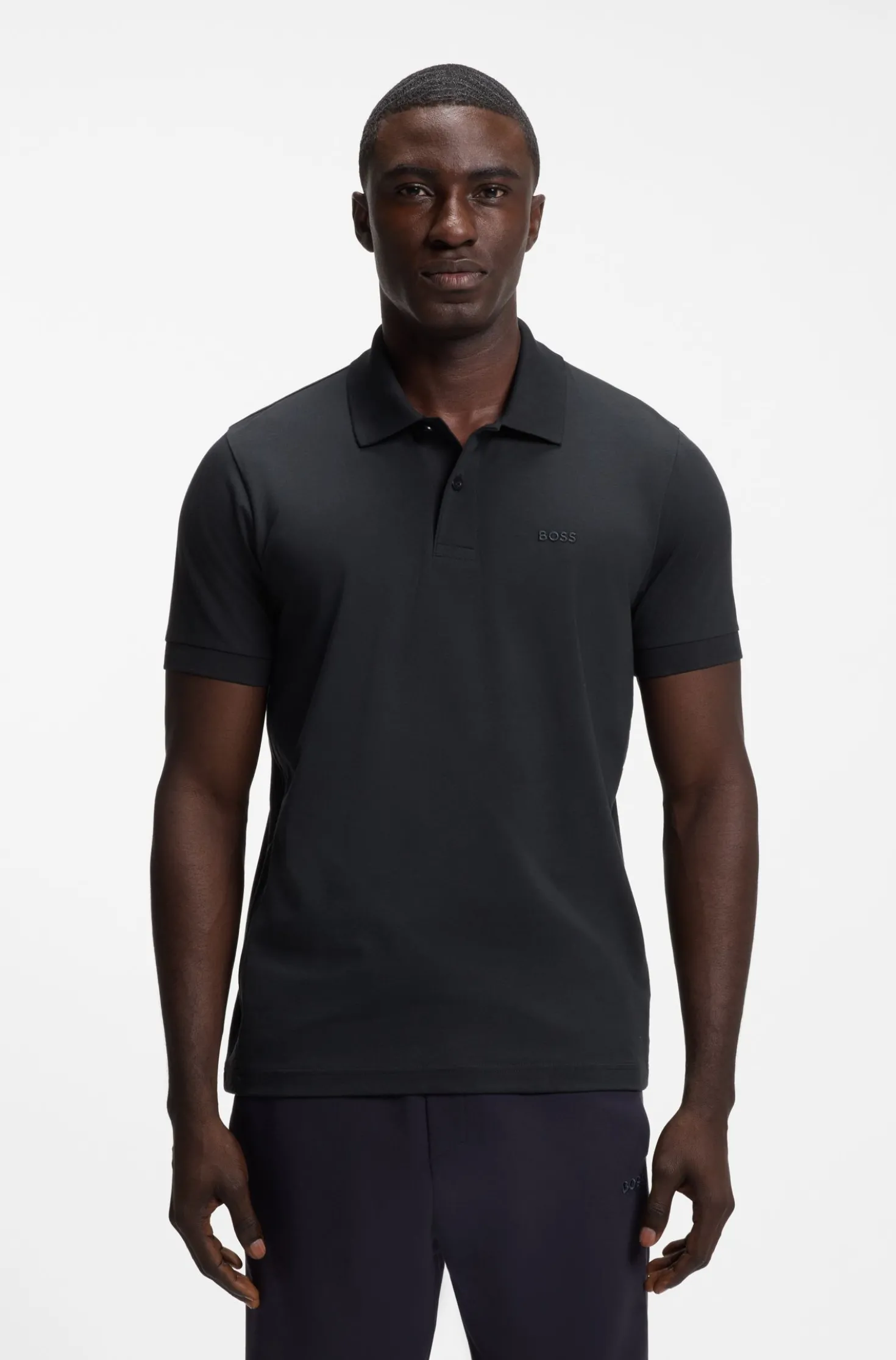 Regular-Fit Poloshirt mit Logo-Stickerei