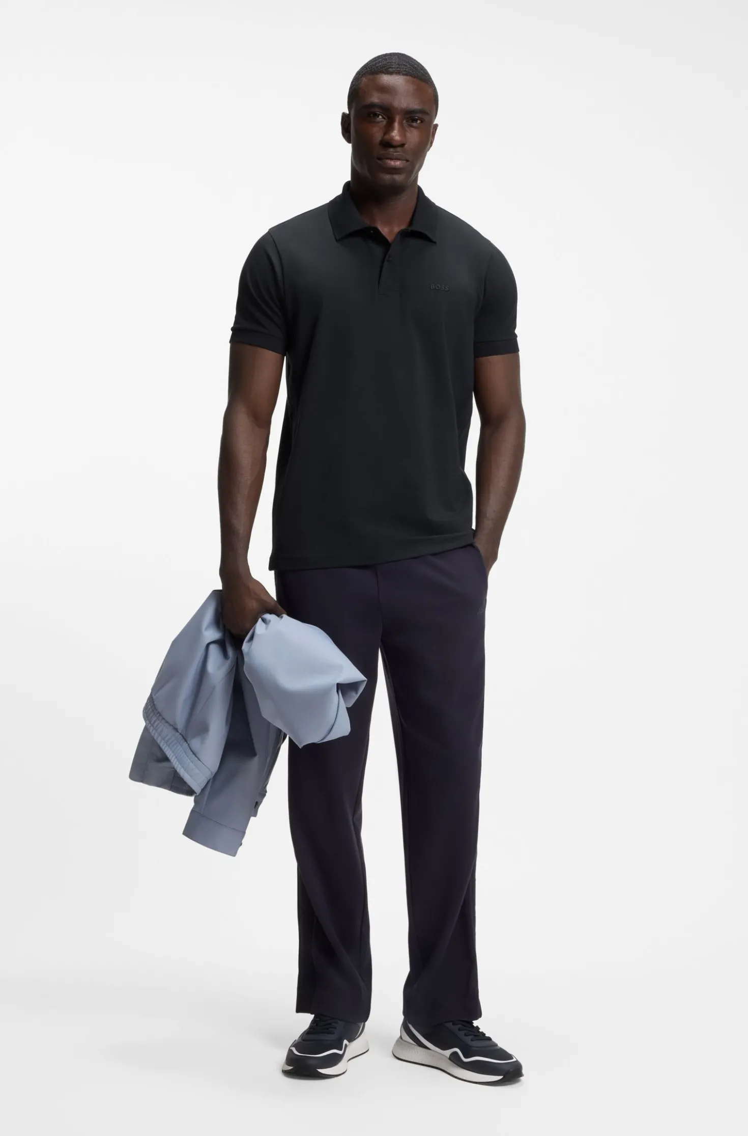 Regular-Fit Poloshirt mit Logo-Stickerei