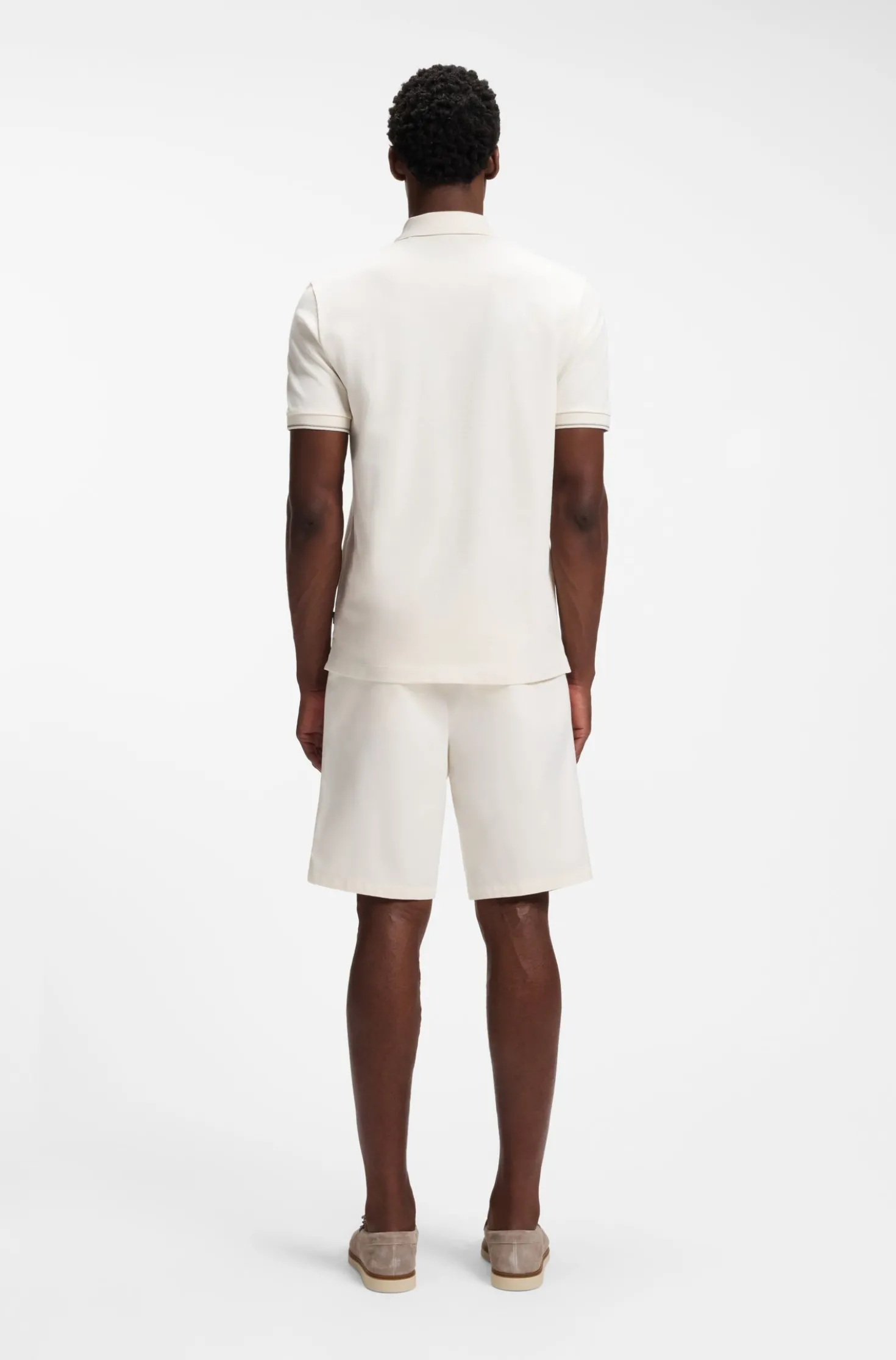 Regular-Fit Poloshirt mit Zip