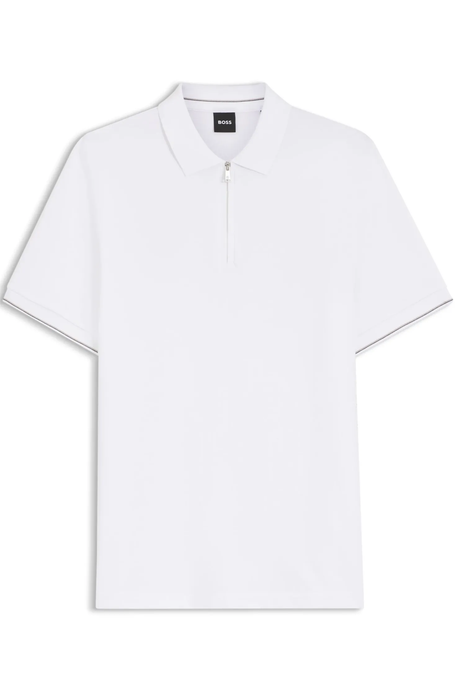 Regular-Fit Poloshirt mit Zip