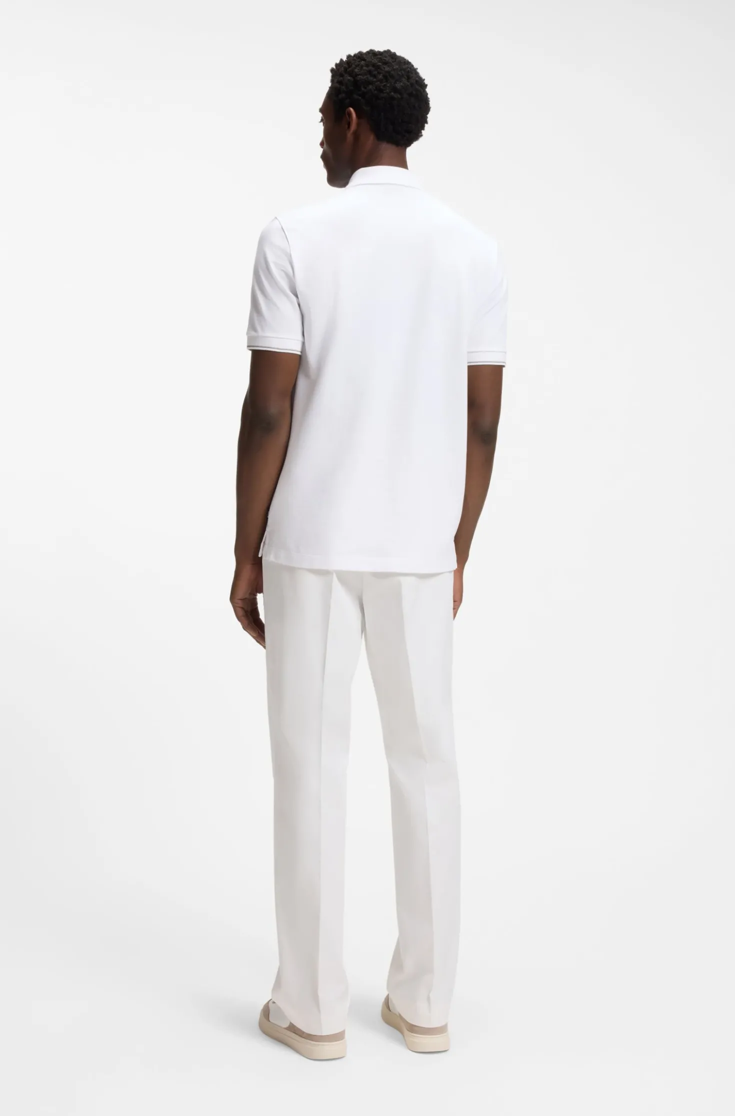Regular-Fit Poloshirt mit Zip
