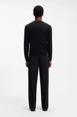 Regular-Fit Pullover aus Baumwoll-Mix