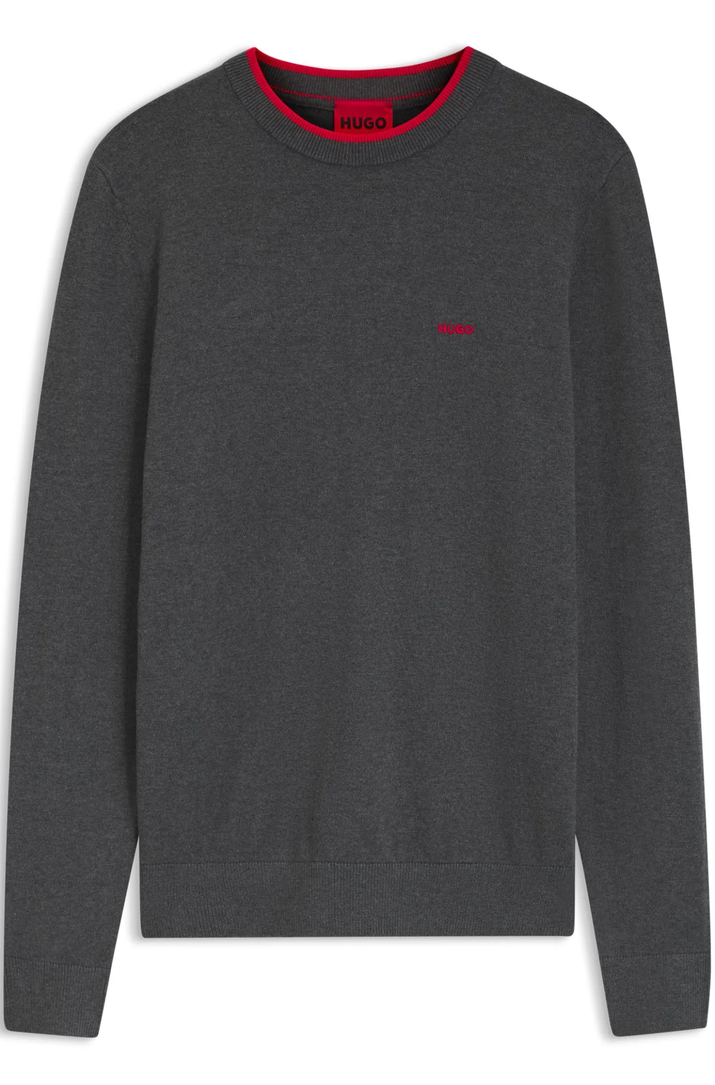 Regular-Fit Pullover aus Baumwoll-Mix