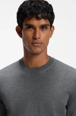Regular-Fit Pullover aus Merinowolle