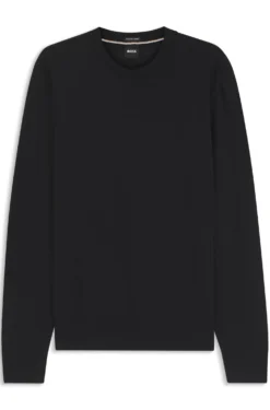 Regular-Fit Pullover aus Merinowolle