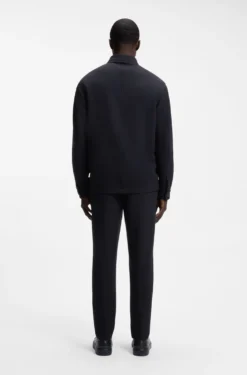 Regular-Fit Sakko aus Stretch-Jersey