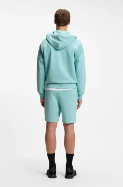 Regular-Fit Sweatshirt aus Spacer-Piqué mit Reißverschluss