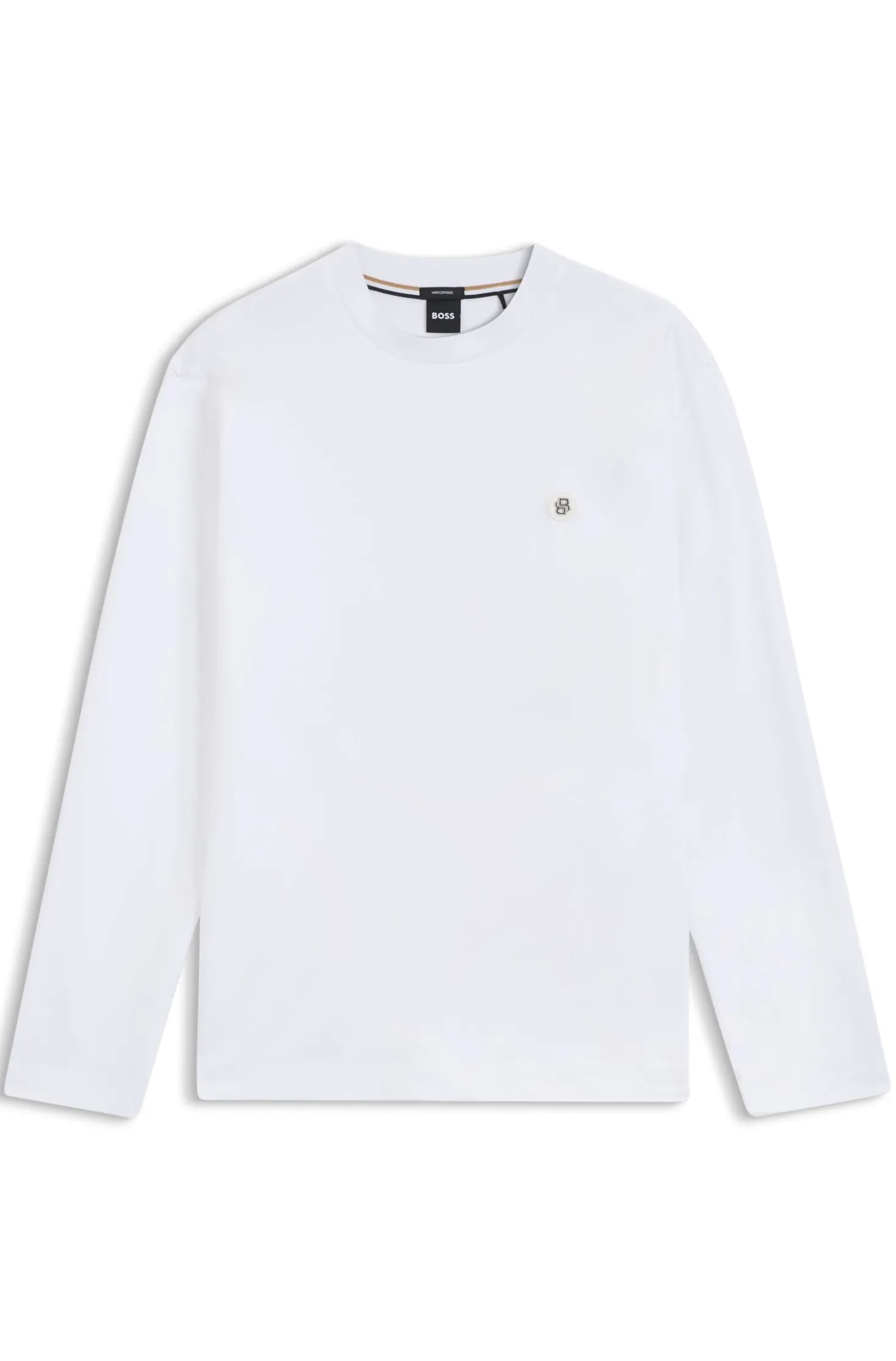 Regular-Fit T-Shirt aus Baumwolle mit dezentem Logo-Detail