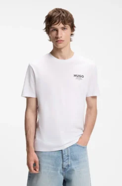 Regular-Fit T-Shirt aus Baumwolle mit Logo-Print