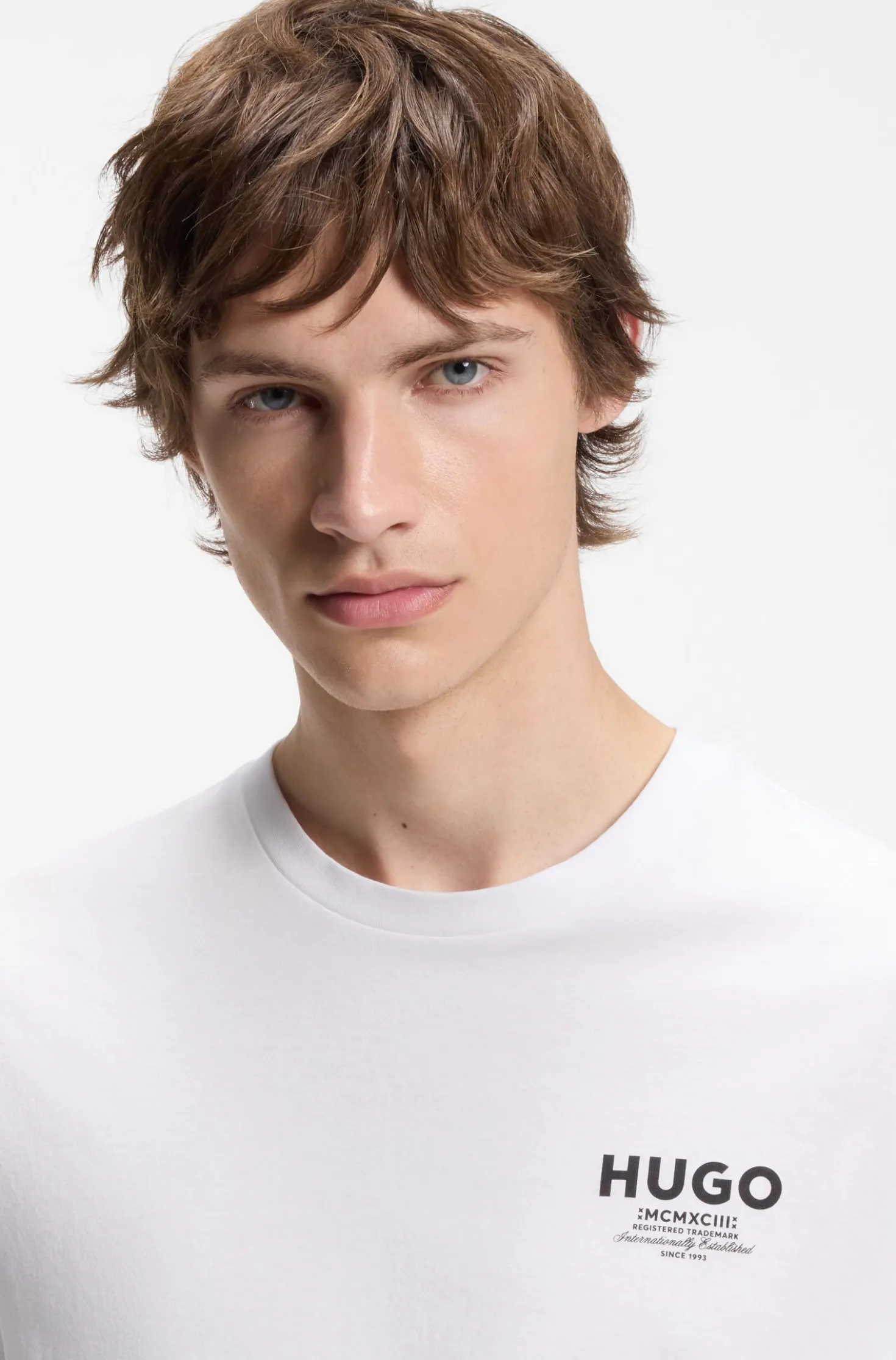 Regular-Fit T-Shirt aus Baumwolle mit Logo-Print
