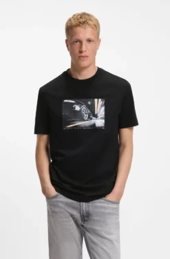 Regular-Fit T-Shirt aus leichtem Baumwoll-Jersey