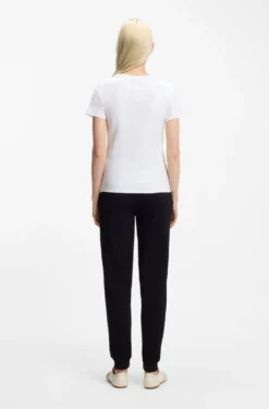 Regular-Fit T-Shirt mit gesticktem Stack-Logo