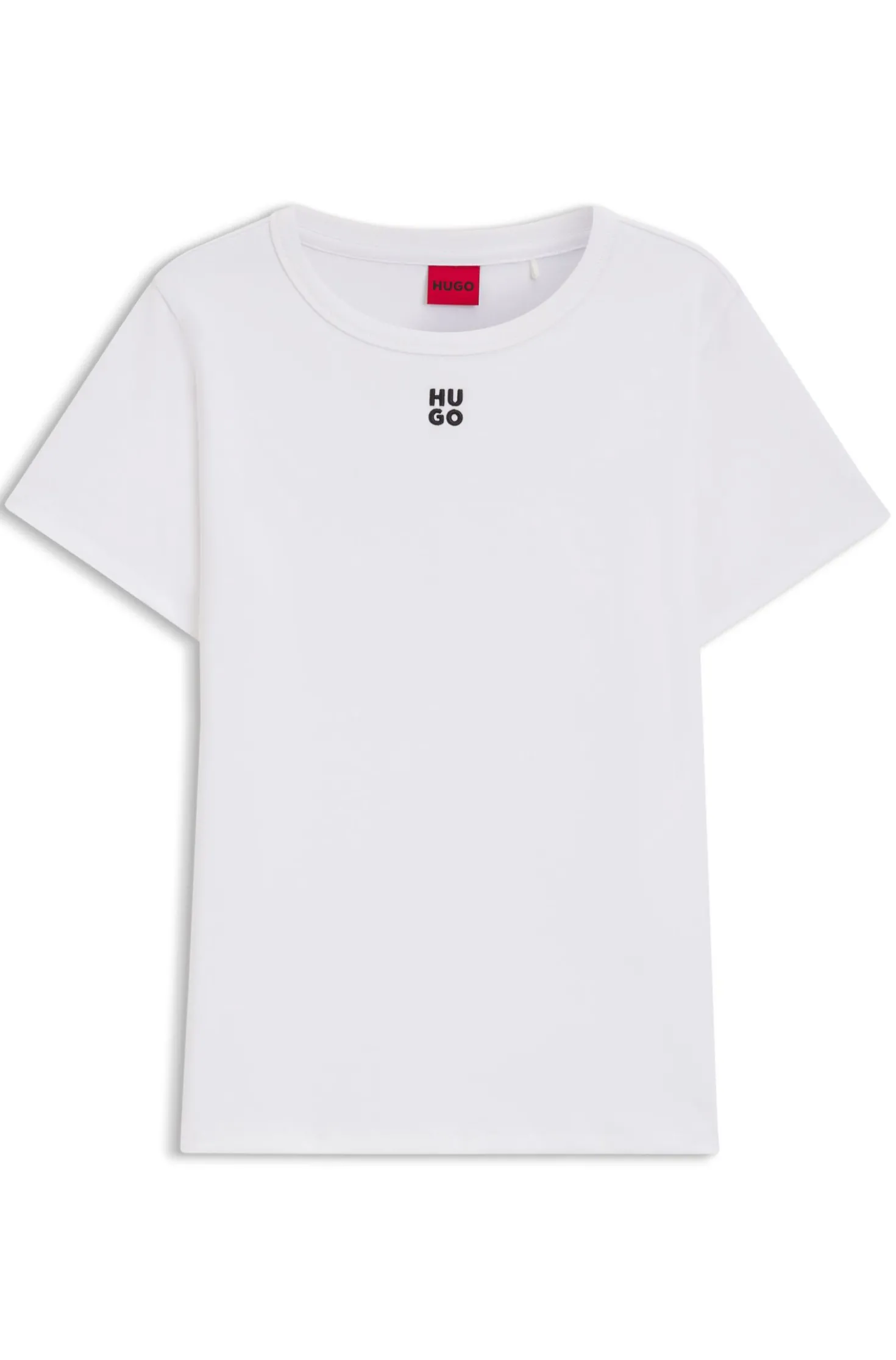 Regular-Fit T-Shirt mit gesticktem Stack-Logo