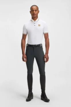 Reithose aus Power-Stretch-Gewebe mit Kniebesatz