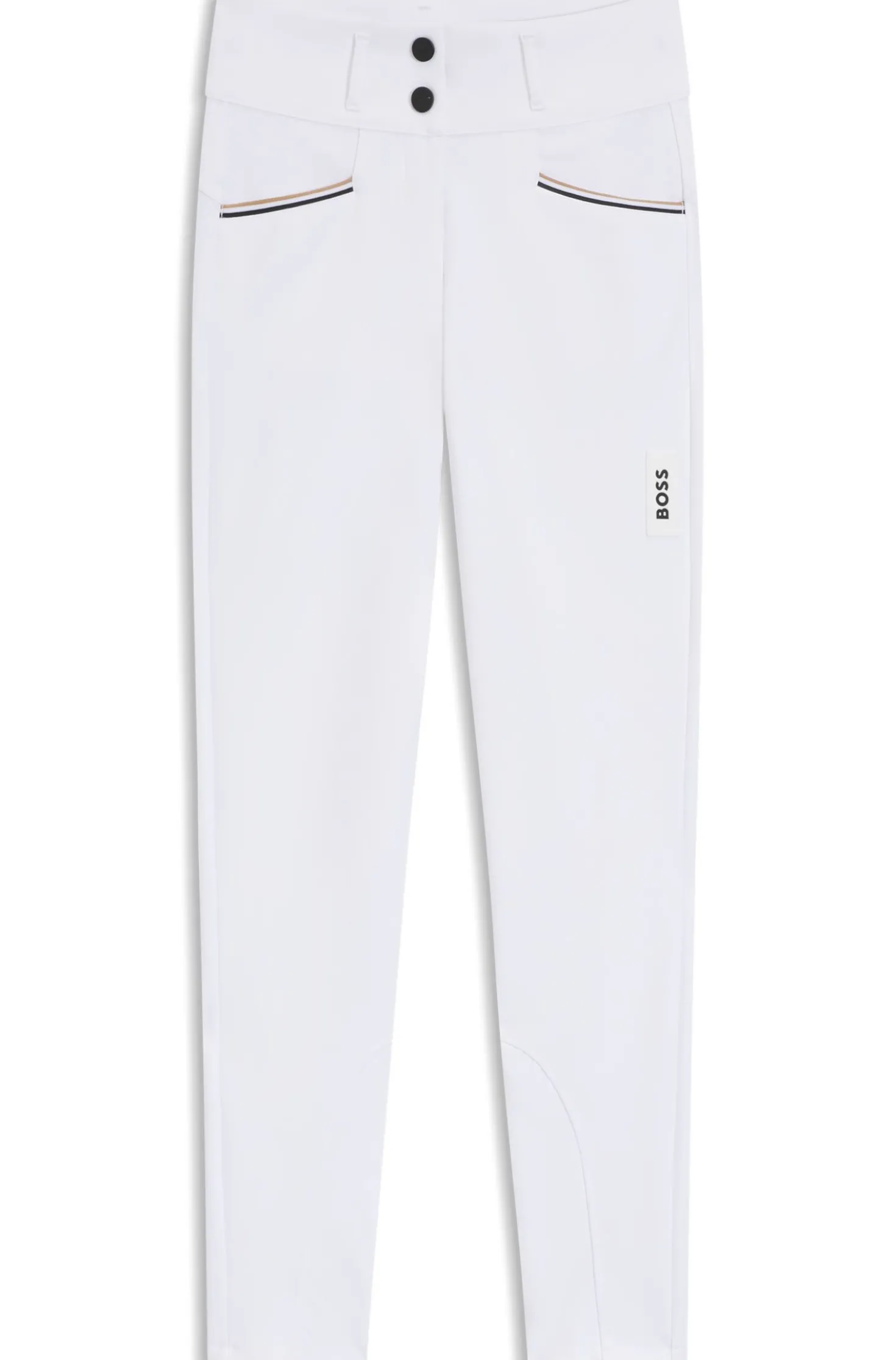 Reithose aus Power-Stretch-Gewebe mit Vollbesatz