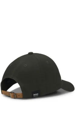 Reitsport-Cap aus Baumwolle mit Logo-Stickerei