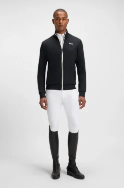 Reitsport-Jacke mit Reißverschluss und Signature-Streifen-Details