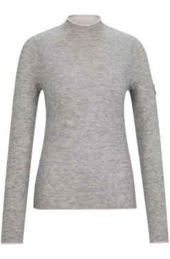 Reitsport-Pullover aus softem Strick mit zweifarbigem Effekt