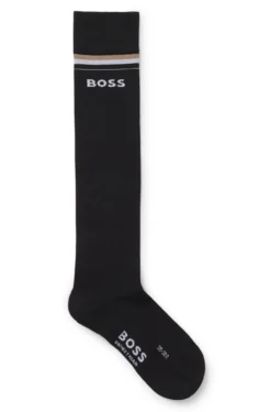 Reitsport-Socken aus Baumwoll-Mix mit Logo
