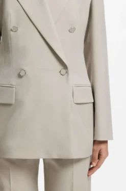 Relaxed-Fit Blazer mit zweireihiger Knopfleiste