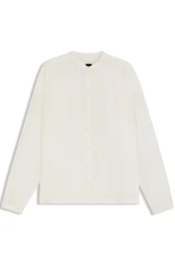 Relaxed-Fit Bluse aus Baumwoll-Voile