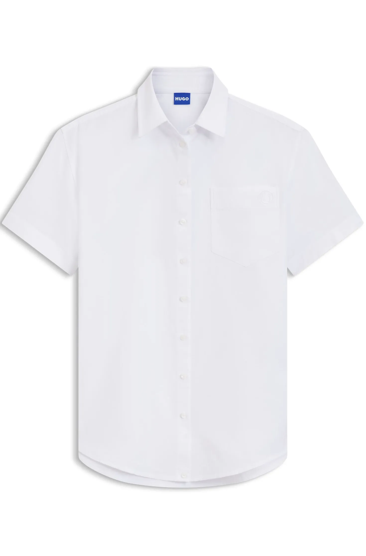 Relaxed-Fit Bluse aus Oxford-Baumwolle
