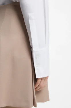 Relaxed-Fit Bluse aus Oxford-Baumwolle mit Herz-Logo