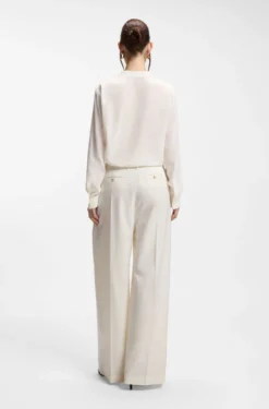 Relaxed-Fit Bluse aus sandgewaschener Seide