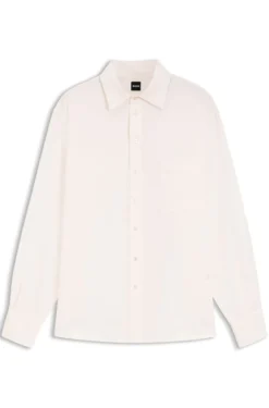 Relaxed-Fit Bluse mit Brusttasche