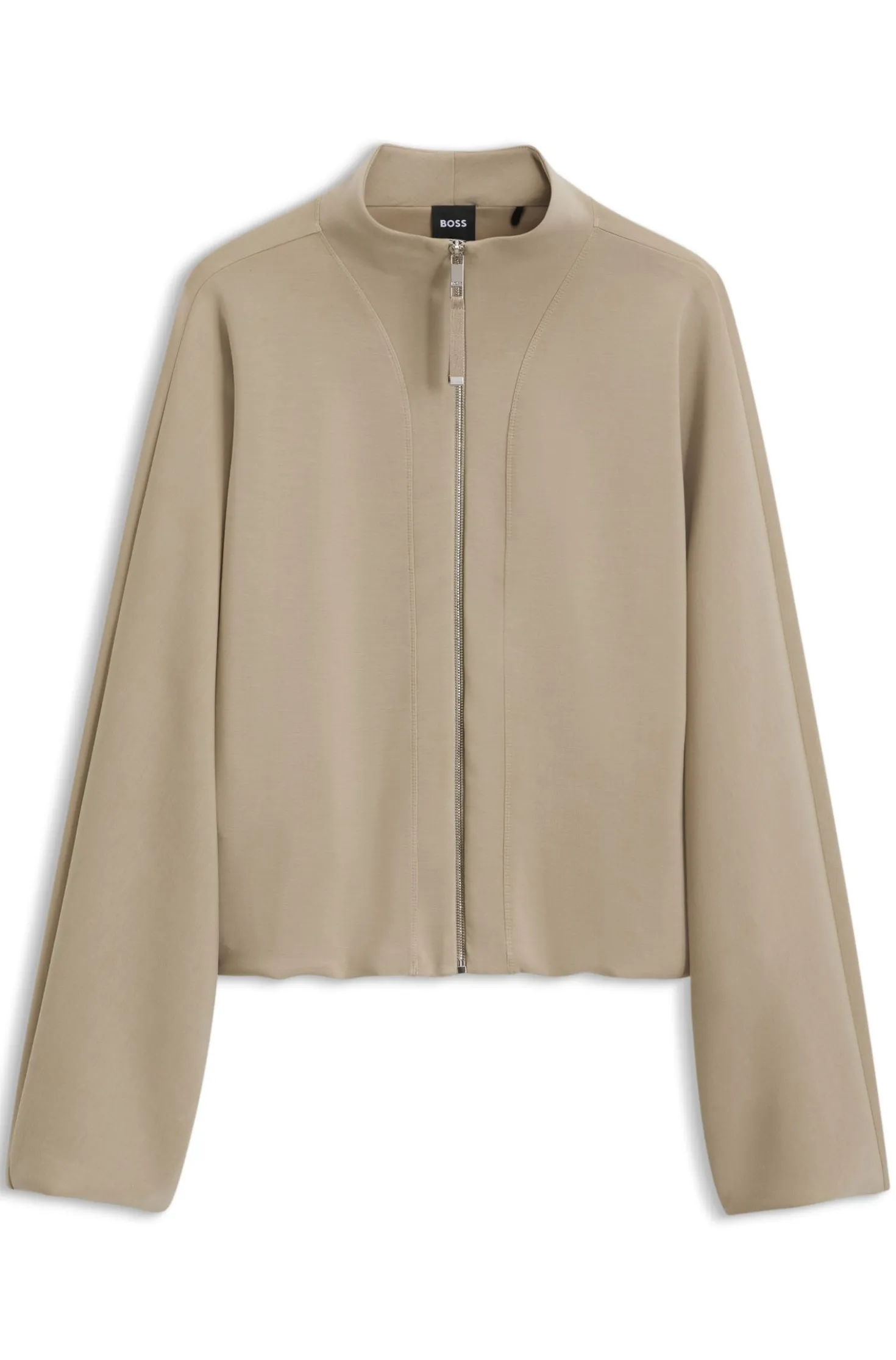 Relaxed-Fit Bomberjacke aus Stretch-Jersey
