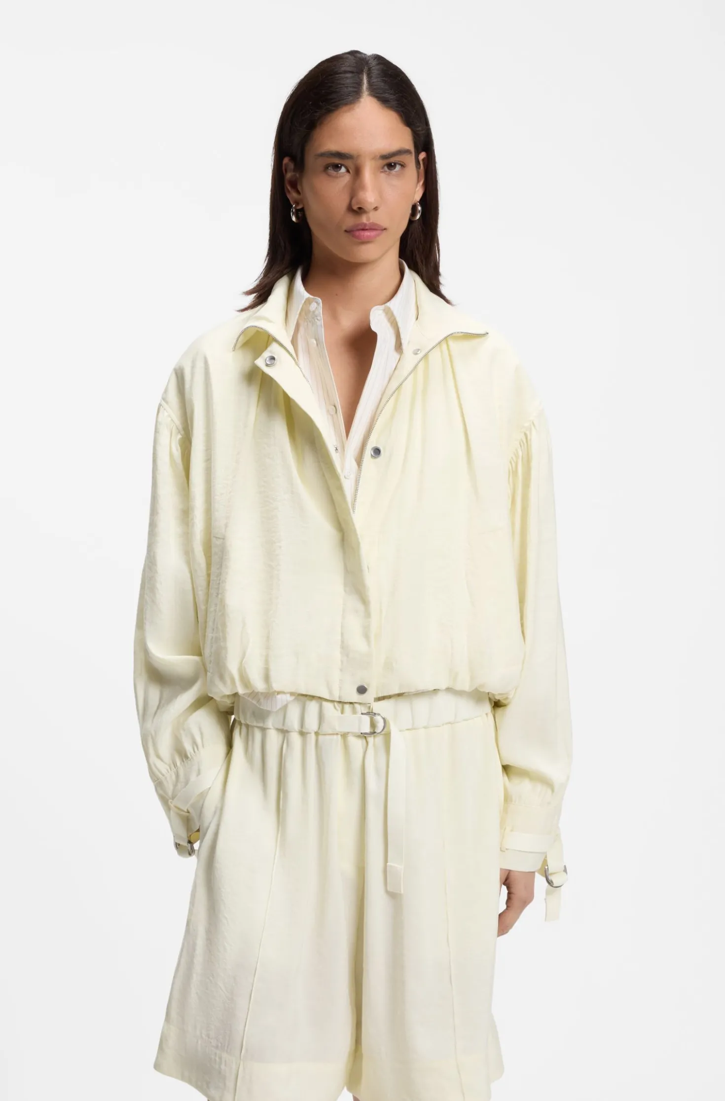 Relaxed-Fit Bomberjacke mit Stehkragen