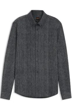 Relaxed-Fit Hemd aus bedrucktem Baumwoll-Jersey