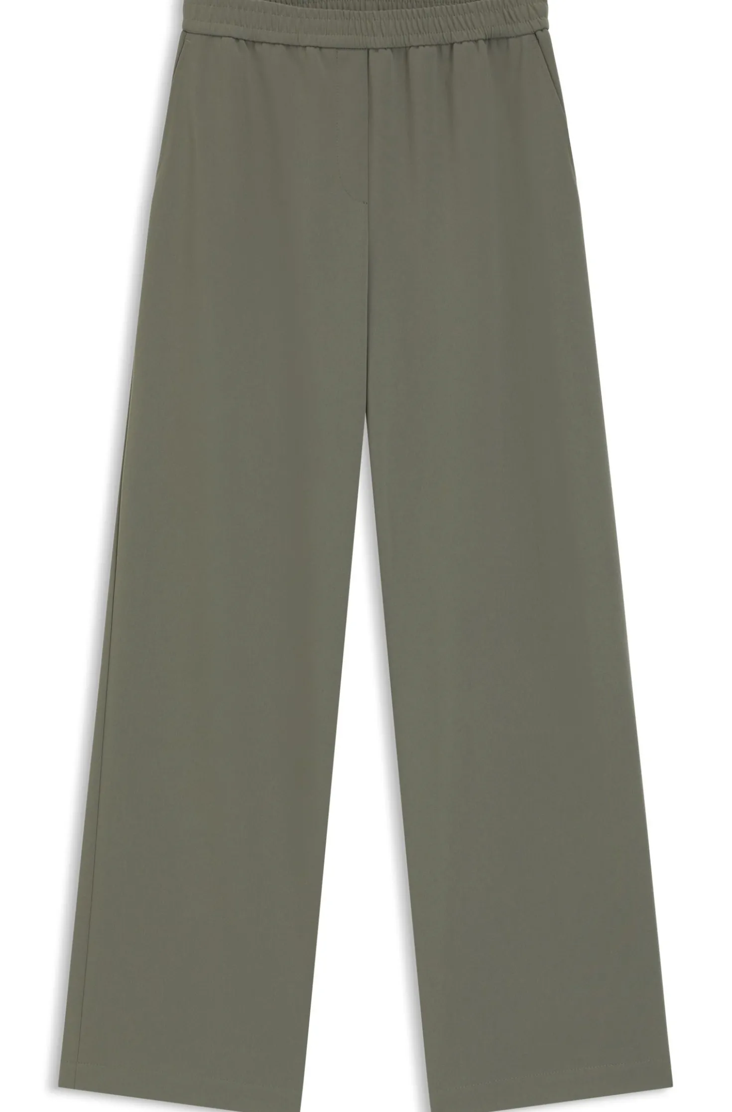 Relaxed-Fit Hose aus antistatischem japanischem Krepp