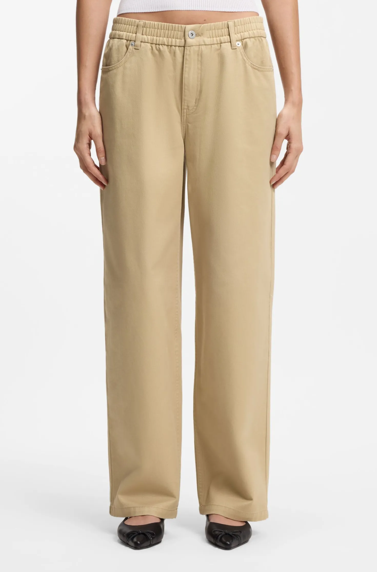 Relaxed-Fit Hose aus Baumwolle