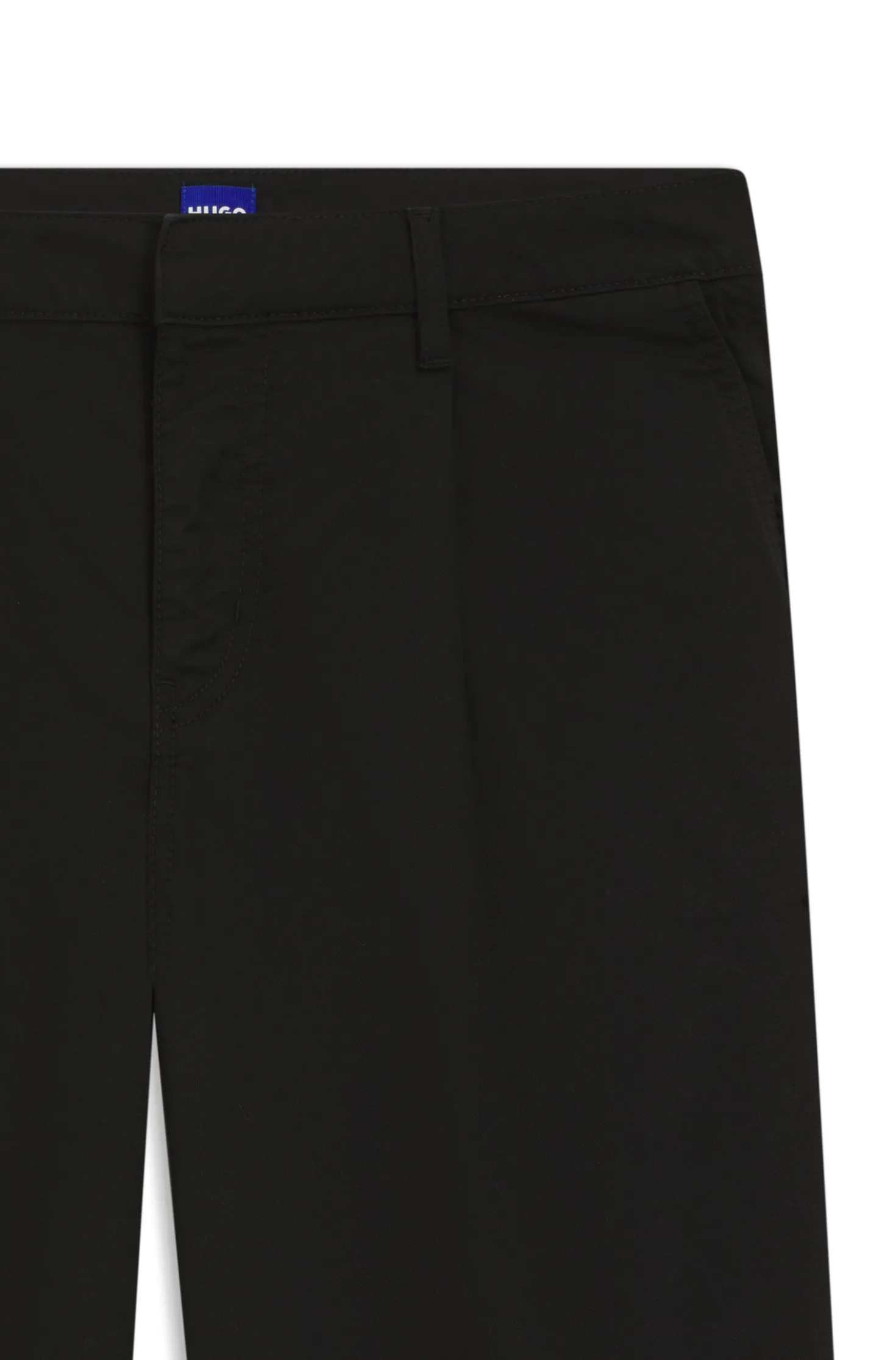 Relaxed-Fit Hose aus elastischem Baumwoll-Twill