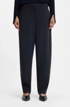 Relaxed-Fit Hose aus knitterfreiem Krepp