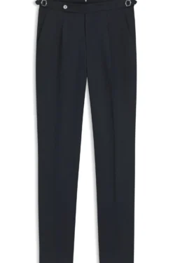 Relaxed-Fit Hose aus Leinen mit Bundfalten vorne