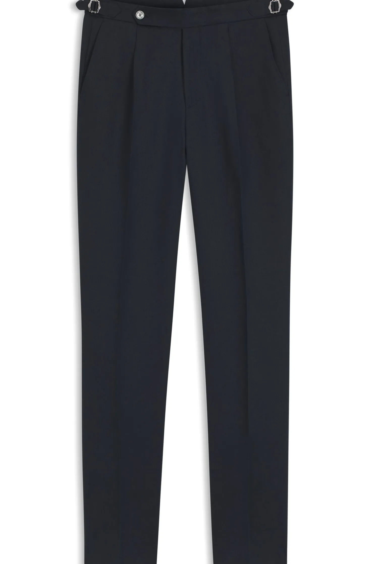 Relaxed-Fit Hose aus Leinen mit Bundfalten vorne