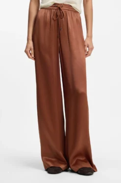 Relaxed-Fit Hose aus Satin