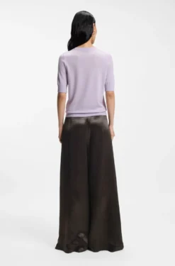 Relaxed-Fit Hose aus schimmerndem Twill