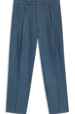 Relaxed-Fit Jeans aus blauem japanischem Denim