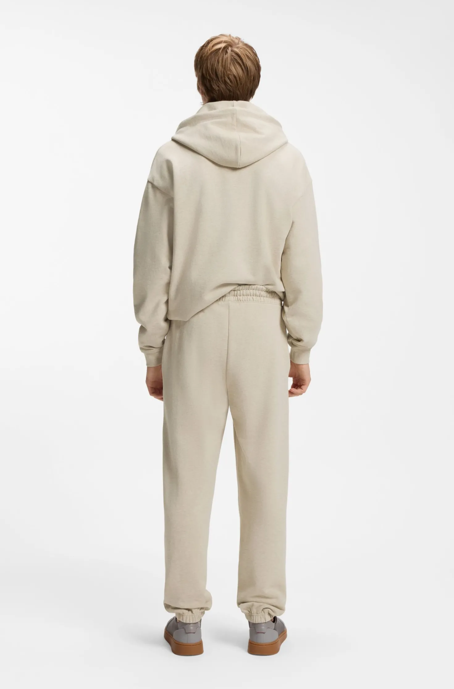 Relaxed-Fit Jogginghose aus Baumwolle mit Logo-Besatz