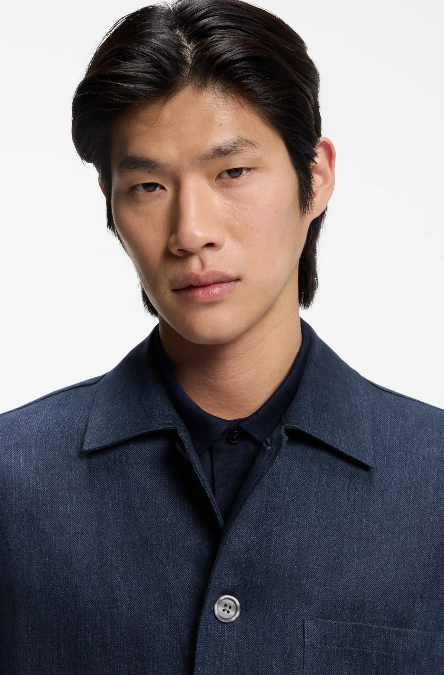 Relaxed-Fit Overshirt aus in Italien gefertigtem Leinen-Twill