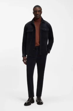 Relaxed-Fit Overshirt aus Stretch-Cord