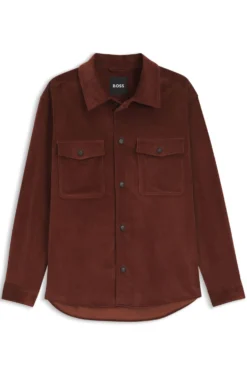 Relaxed-Fit Overshirt aus Stretch-Cord